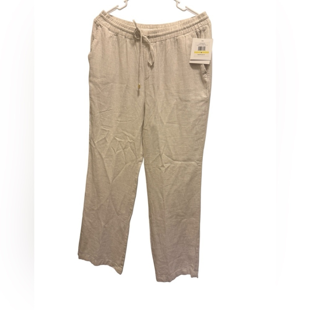 EllenTresy  Cream color cotton loss Pants new with tags